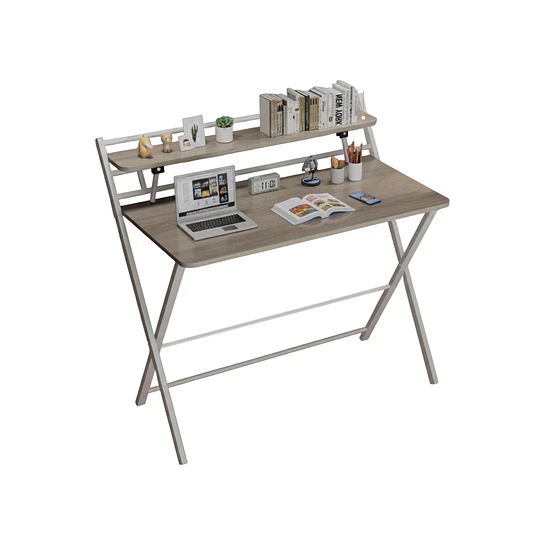 Escritorio Plegable Home Office Gris Be Design 