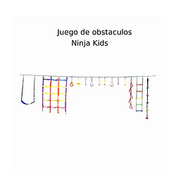 Retiro Express - Juego De Obstaculos Ninja Kids Kidscool