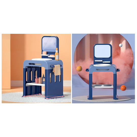 Retiro Express - Lavamanos Infantil Montessori Kidscool - Estación de Aseo y Autonomía Azul
