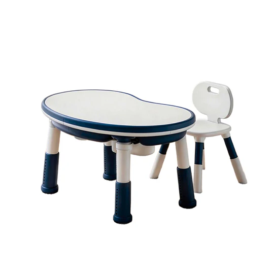 Retiro Express - Mesa Escritorio Infantil Kidscool Azul con Silla y Altura Regulable