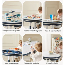 Retiro Express - Mesa Escritorio Infantil Kidscool Azul con Silla y Altura Regulable
