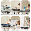 Retiro Express - Mesa Escritorio Infantil Kidscool Azul con Silla y Altura Regulable