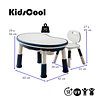 Retiro Express - Mesa Escritorio Infantil Kidscool Azul con Silla y Altura Regulable
