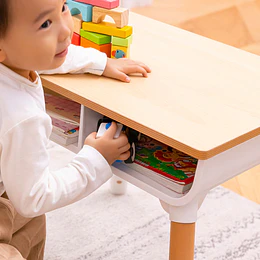Retiro Express - Mesa con silla School Blanco Caramelo