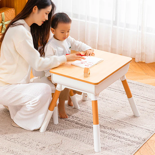 Retiro Express - Mesa con silla School Blanco Caramelo