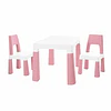 Set Mesa Infantil Kidscool con 2 Sillas y Cajones Rosado 