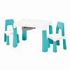 Set Mesa Infantil Kidscool con 2 Sillas y Cajones - Verde