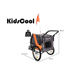 Carro Jogger Gris Baby Trailer Single