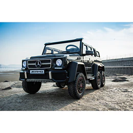 Mercedes G63 6X6 6 Motores con Licencia 12V Negro
