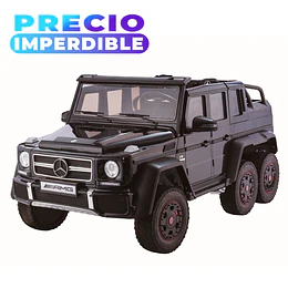 Mercedes G63 6X6 6 Motores con Licencia 12V Negro