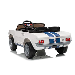 Auto a Bateria Shelby Gt350 Blanco 12v 2Motores