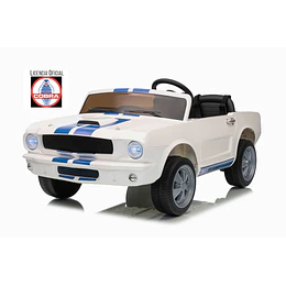 Auto a Bateria Shelby Gt350 Blanco 12v 2Motores