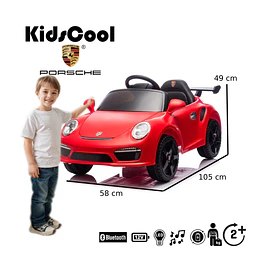 Auto a Bateria Porsche 911 Ruf Ctr3 Rojo 12v 2Motores
