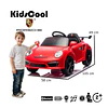 Auto a Bateria Porsche 911 Ruf Ctr3 Rojo 12v 2Motores