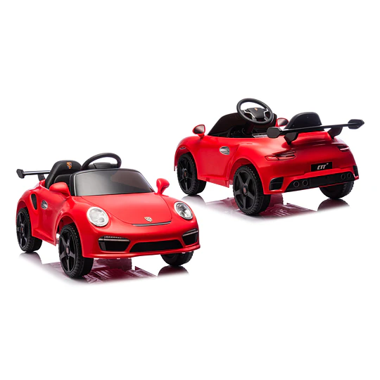 Auto a Bateria Porsche 911 Ruf Ctr3 Rojo 12v 2Motores