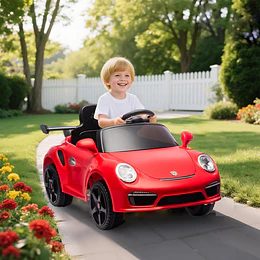 Auto a Bateria Porsche 911 Ruf Ctr3 Rojo 12v 2Motores