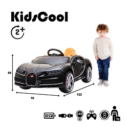 Bugatti a batería Negro