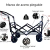 Carro Wagon Plegable Azul