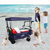 Carro Wagon Plegable Azul