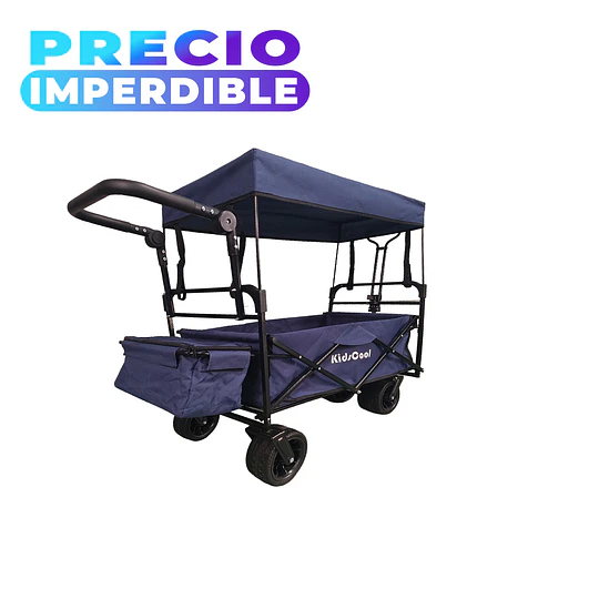 Carro Wagon Plegable Azul