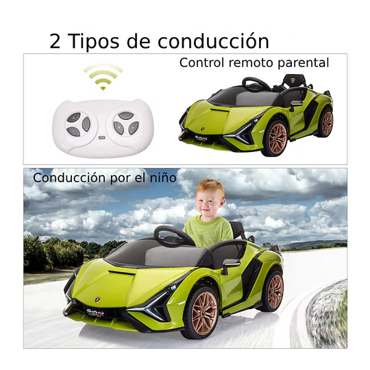 Lamborghini Sian Bateria Verde - Preventa 14 de Junio