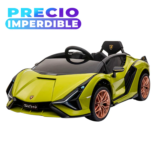 Lamborghini Sian Bateria Verde - Preventa 14 de Junio