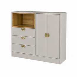Comoda 2 Puertas y 3 Cajones Cariño Arena 