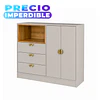 Comoda 2 Puertas y 3 Cajones Cariño Arena 
