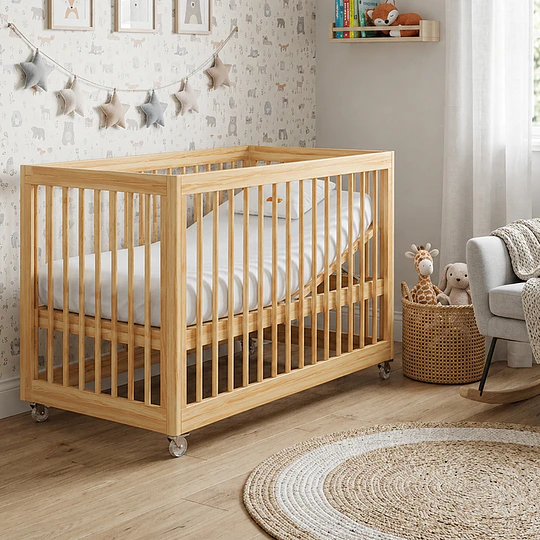 Cuna Bebé Multifuncional Antirreflujo Colecho 3 en 1 Lion Natural 