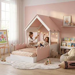 Cama Montessori Casita 1 Plaza Kidscool