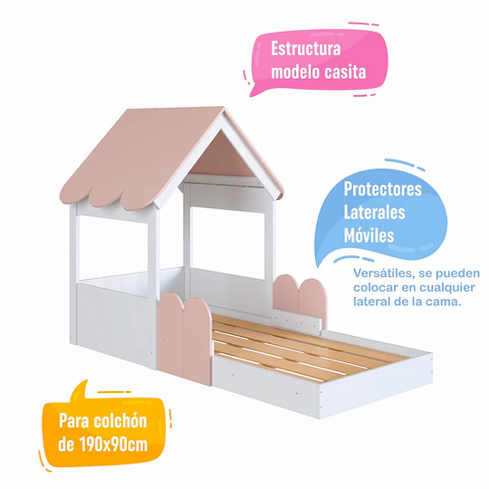Cama Montessori Casita 1 Plaza Kidscool