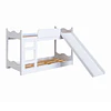 Camarote Infantil de Transición Montessori Kidscool MDP Blanco con Resbalín