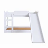 Camarote Infantil de Transición Montessori Kidscool MDP Blanco con Resbalín