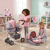 Coche de Muñeca 3 en 1 Kidscool Rosado con Manillar Ajustable
