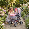 Coche de Muñeca 3 en 1 Kidscool Rosado con Manillar Ajustable