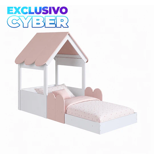 Cama Montessori Casita 1 Plaza Kidscool