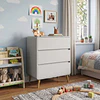 Comoda Mudador Infantil Retro 3 Cajones Kidscool MDP Beige 
