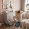 Comoda Mudador Infantil Retro 3 Cajones Kidscool MDP Beige 