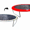 Cama Elastica Roja 12 Pies con Escalera