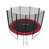 Cama Elastica Roja 12 Pies con Escalera
