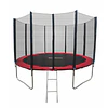 Cama Elastica Roja 12 Pies con Escalera
