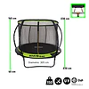 Cama Elastica 10 pies Curve-Pro