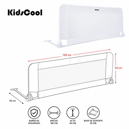 Retiro Express -Baranda de Seguridad Plegable para Cama Kidscool 180 cms