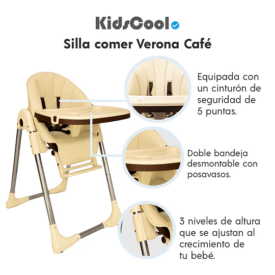 Silla Comer Verona + Coche Cuna Egg