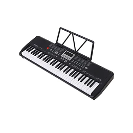 Teclado Electrónico Portátil Kidscool Negro 61 Teclas Principiantes desde 3 años
