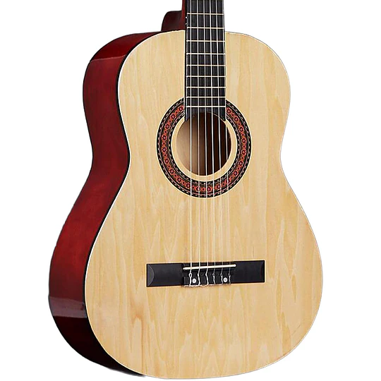 Retiro o Despacho Express- Guitarra Acústica Clásica Kidscool 39” Blanca Ideal Principiantes y Niños Funda