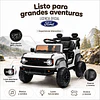 Auto Bateria Ford Bronco Raptor Blanco 12v 2Motores