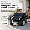 Auto a Batería Jeep G63 Con Licencia Mercedes 12V Negro