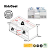 Cama Infantil Multifunción Alta 1 plaza Kidscool Blanca