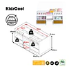 Cama Infantil Multifunción Alta 1 plaza Kidscool Blanca Miel